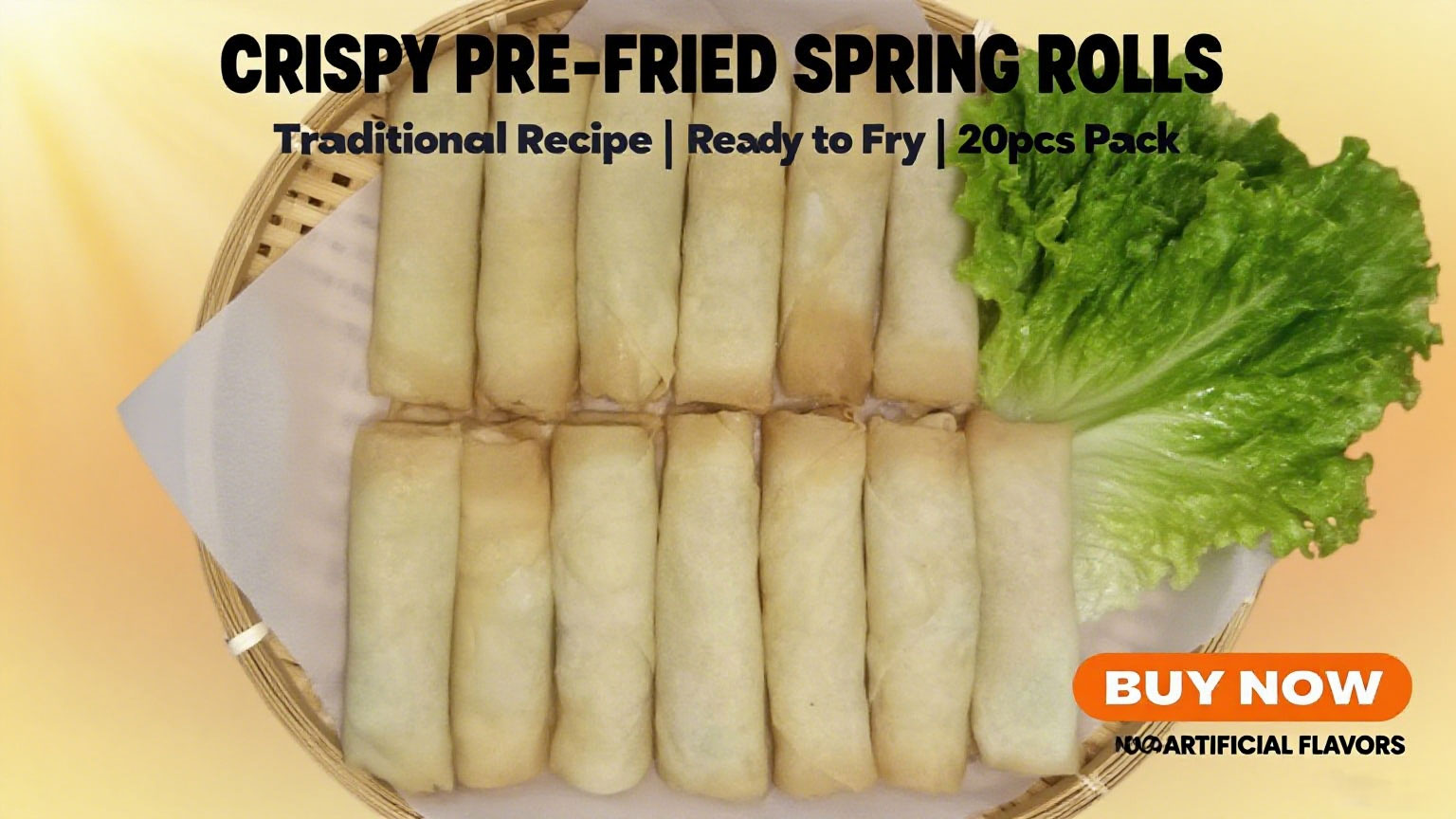 Pre-Fried Vegetable Spring Roll