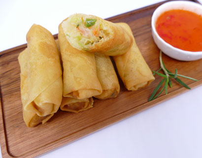 Vegetable spring rolls
