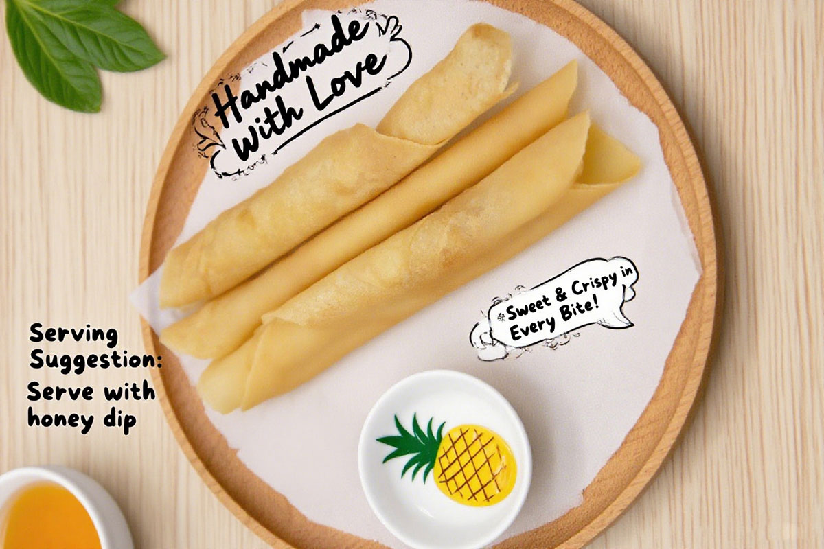Crispy Pineapple spring roll