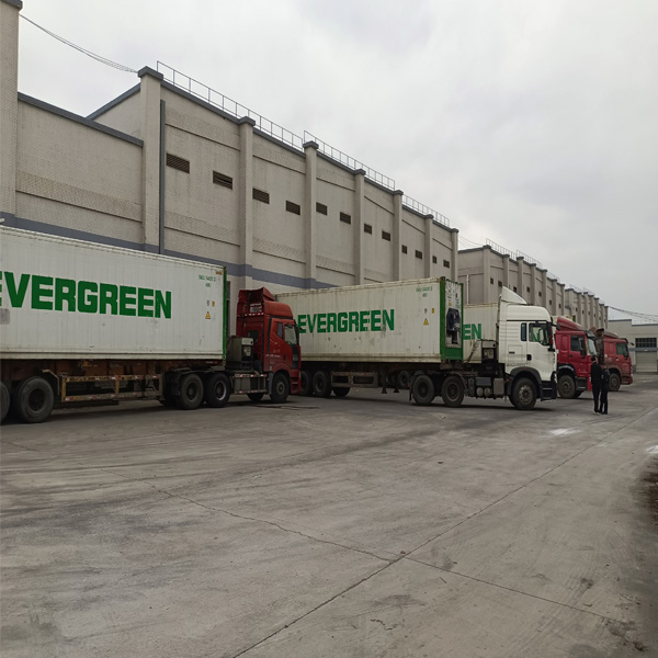 Frozen cargo container loading