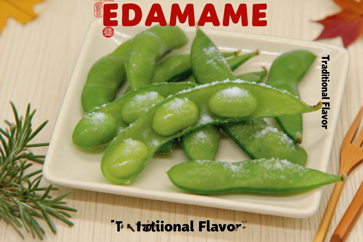 Salted edamame