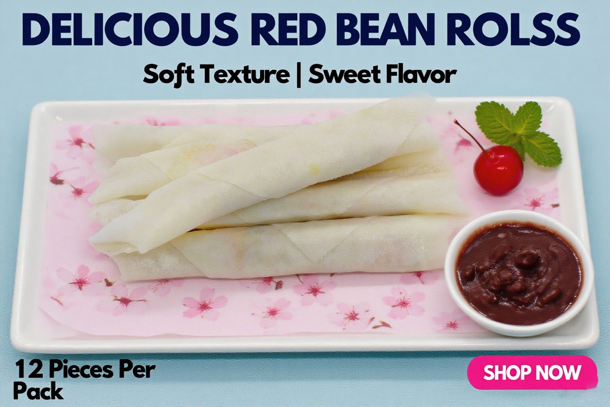  Crispy Red Bean spring roll