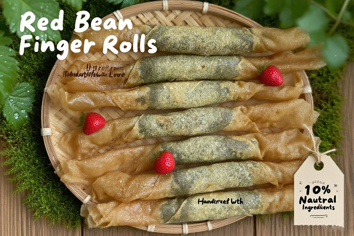 Crispy Red Bean Spring Roll